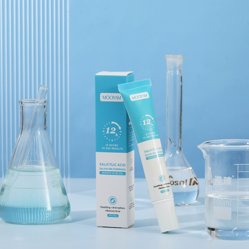 Gel Anti-Acné MOÔYAM ✨ Acide Salicylique | Élimine les boutons | Apaise & réduit les rougeurs (12H)