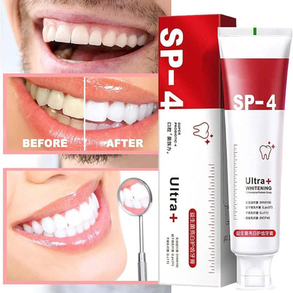 Dentifrice SP-4 Blanchissant Naturel – Probiotique, Anti-Taches & Haleine Fraîche