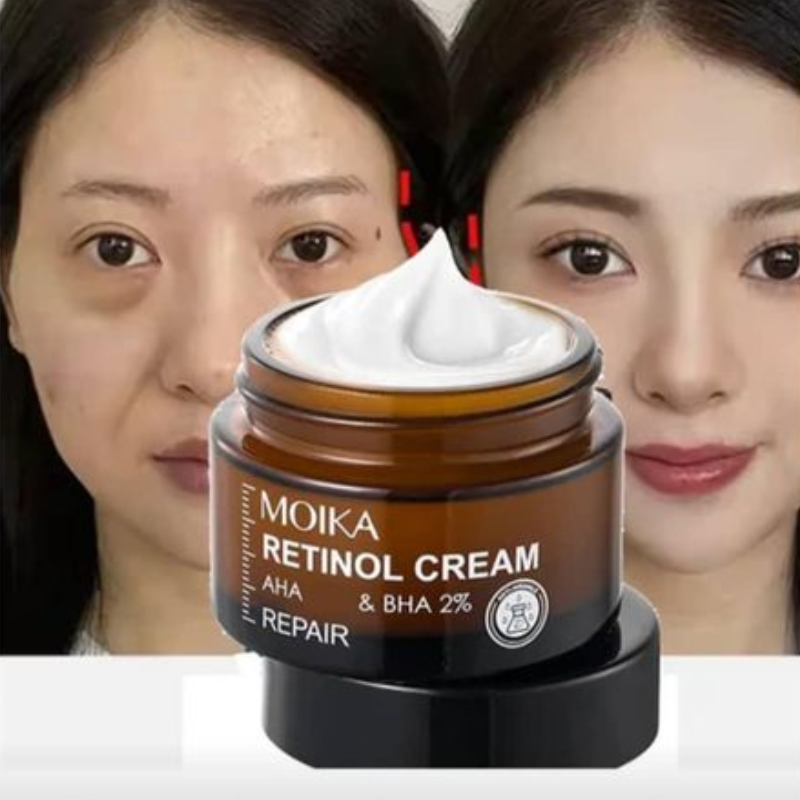 Crème pour le visage au collagène et à l'élastine Organique Anti-âge et anti-rides