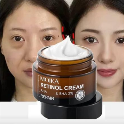 Crème pour le visage au collagène et à l'élastine Organique Anti-âge et anti-rides