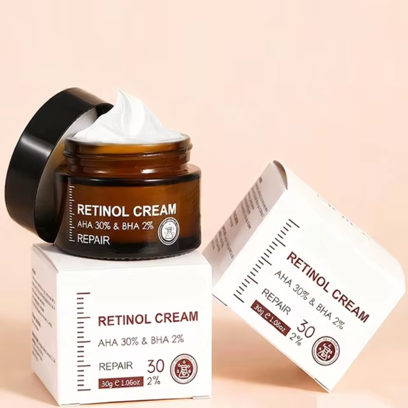 Crème pour le visage au collagène et à l'élastine Organique Anti-âge et anti-rides