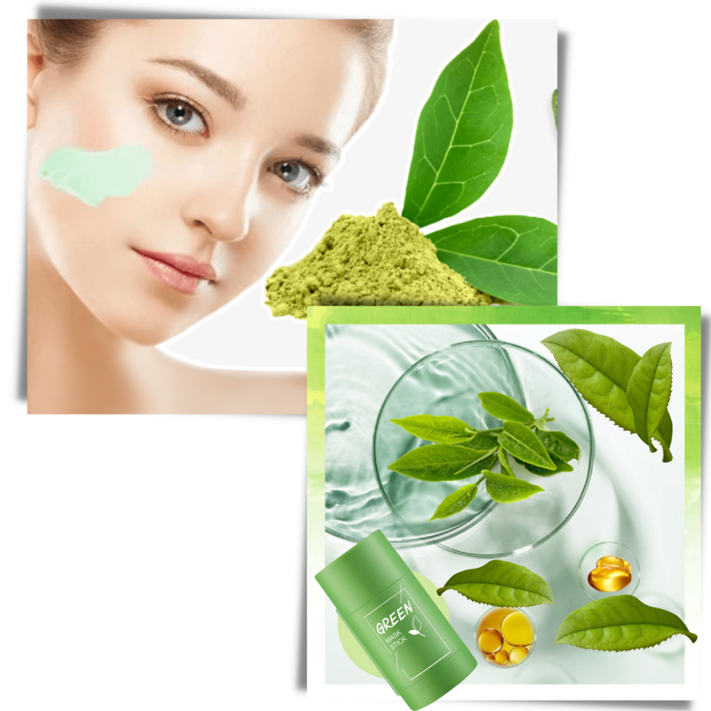 Masque Stick au Thé Vert – Nettoyage Profond & Élimination des Points Noirs