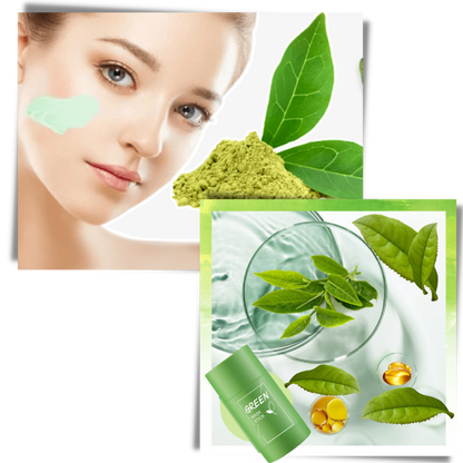 Masque Stick au Thé Vert – Nettoyage Profond & Élimination des Points Noirs